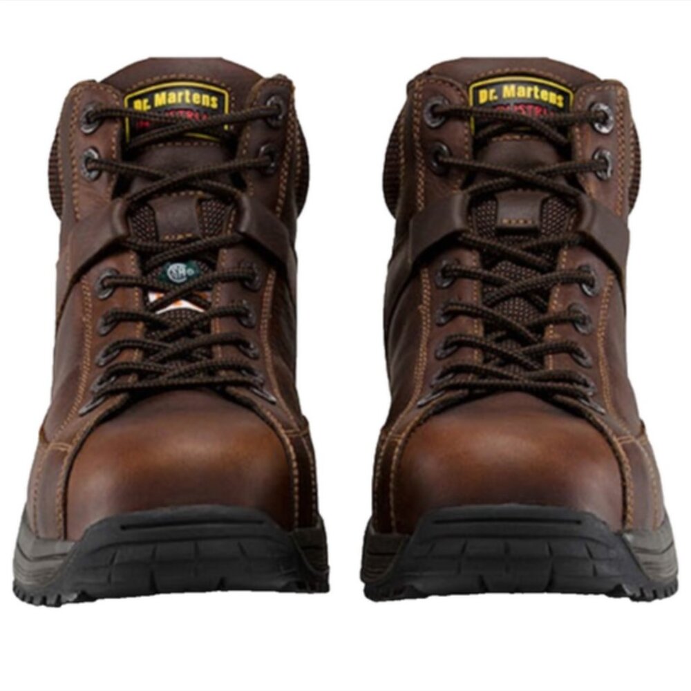 Dr. Martens Leather Steel Toe Industrial Bear Work Boots